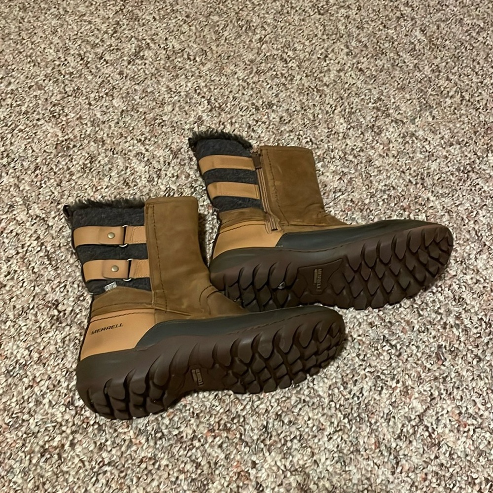 Women’s Merrell boots brown fall winter